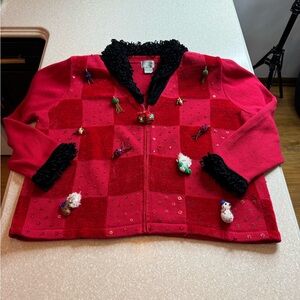 Vintage Berek Christmas Sweater (xl)